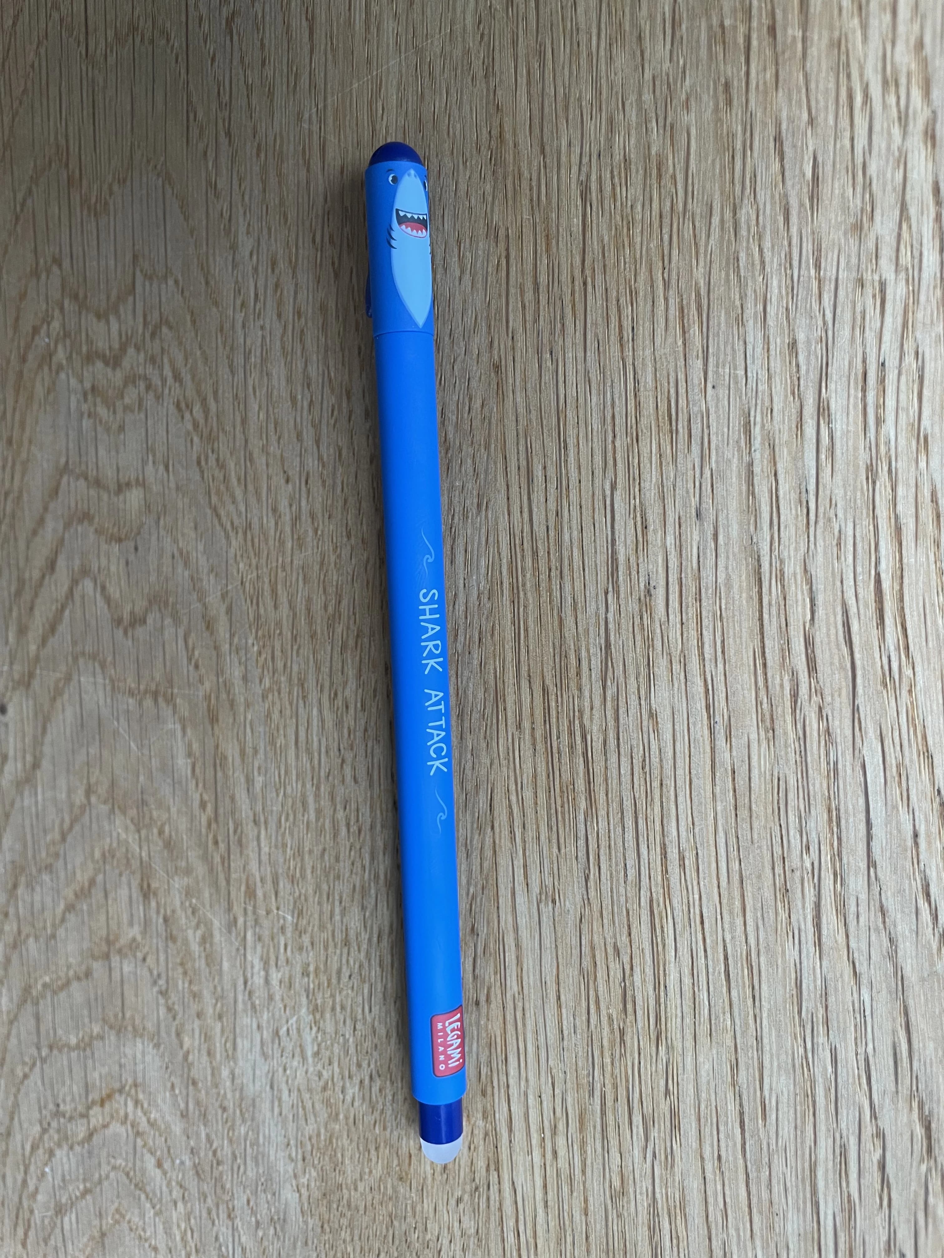 Hai Shark Attack Legami Erasable Pen – front