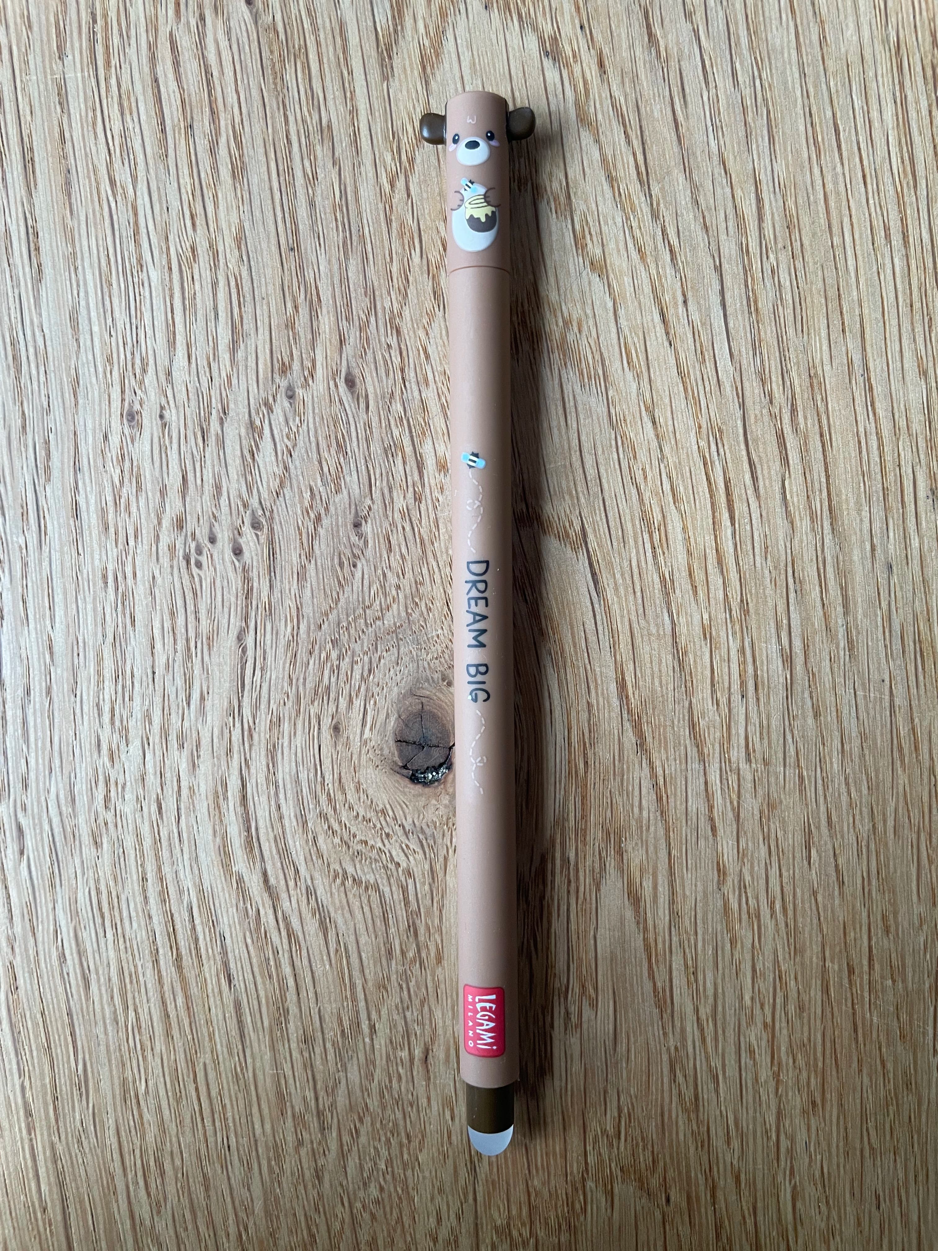 Bär mit Honig Dream Big Legami Erasable Pen – front