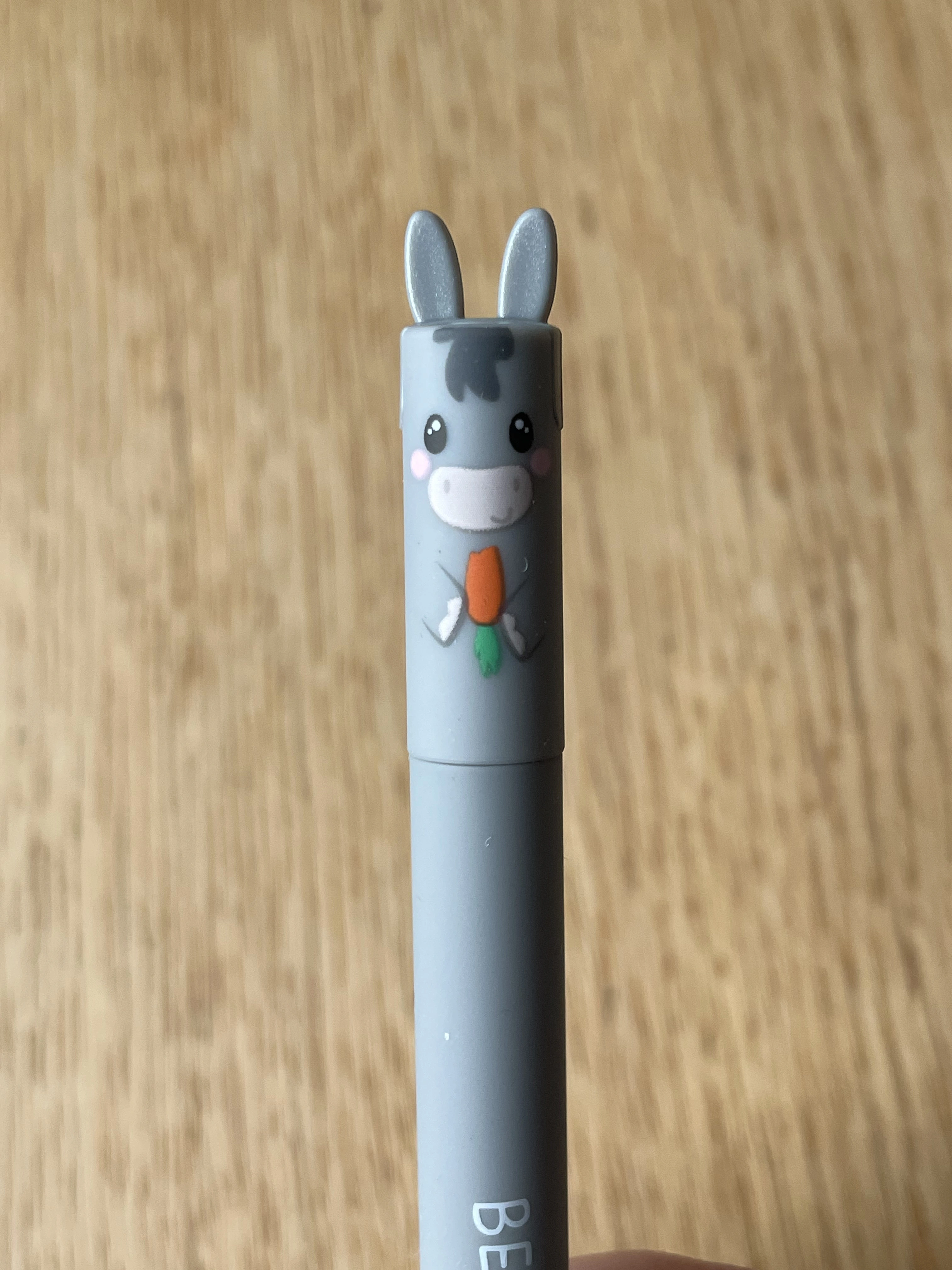 Esel Better Than a Unicorn Legami Erasable Pen – closeup