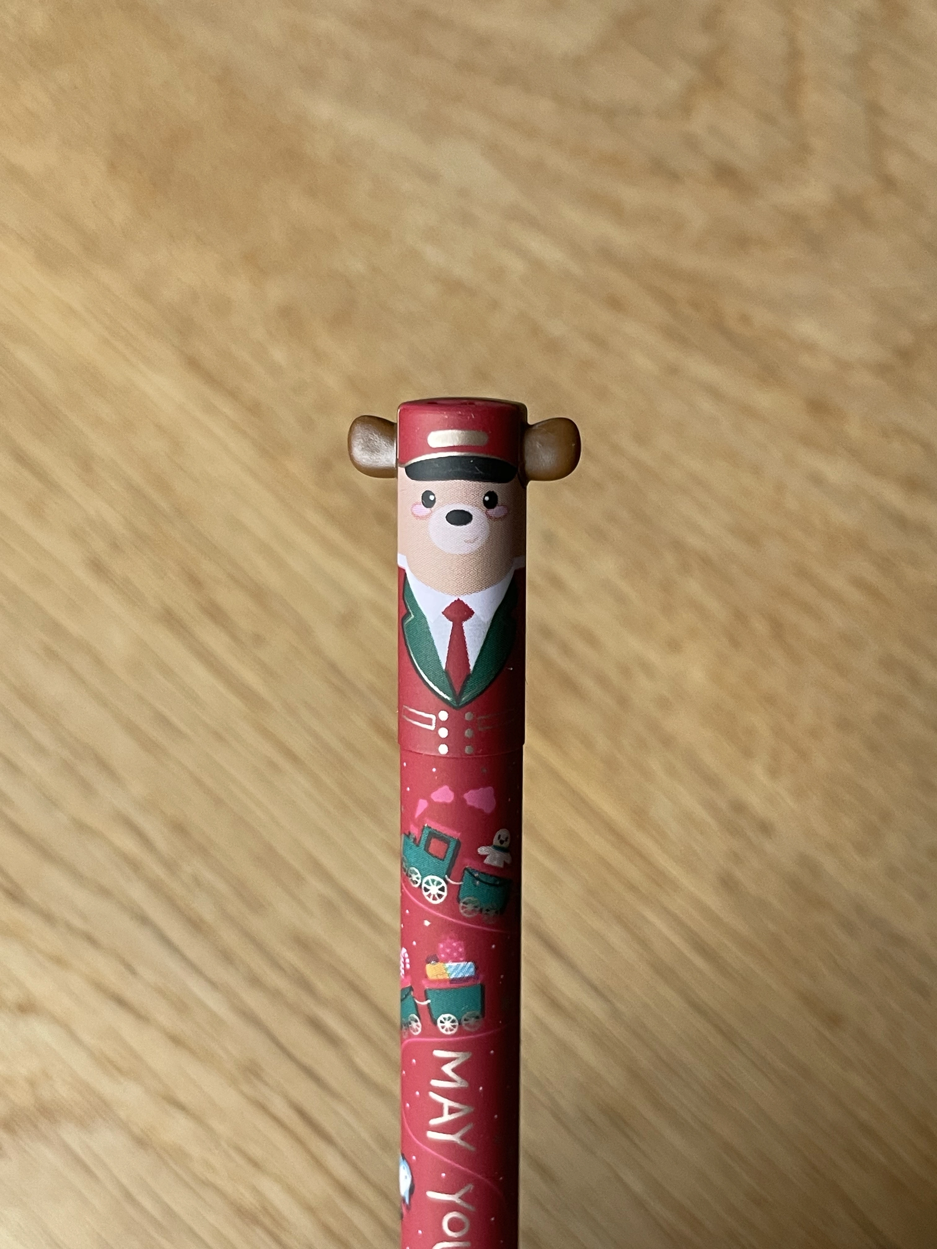 Bär (Lokführer) May Your Dreams Come True Legami Erasable Pen – closeup