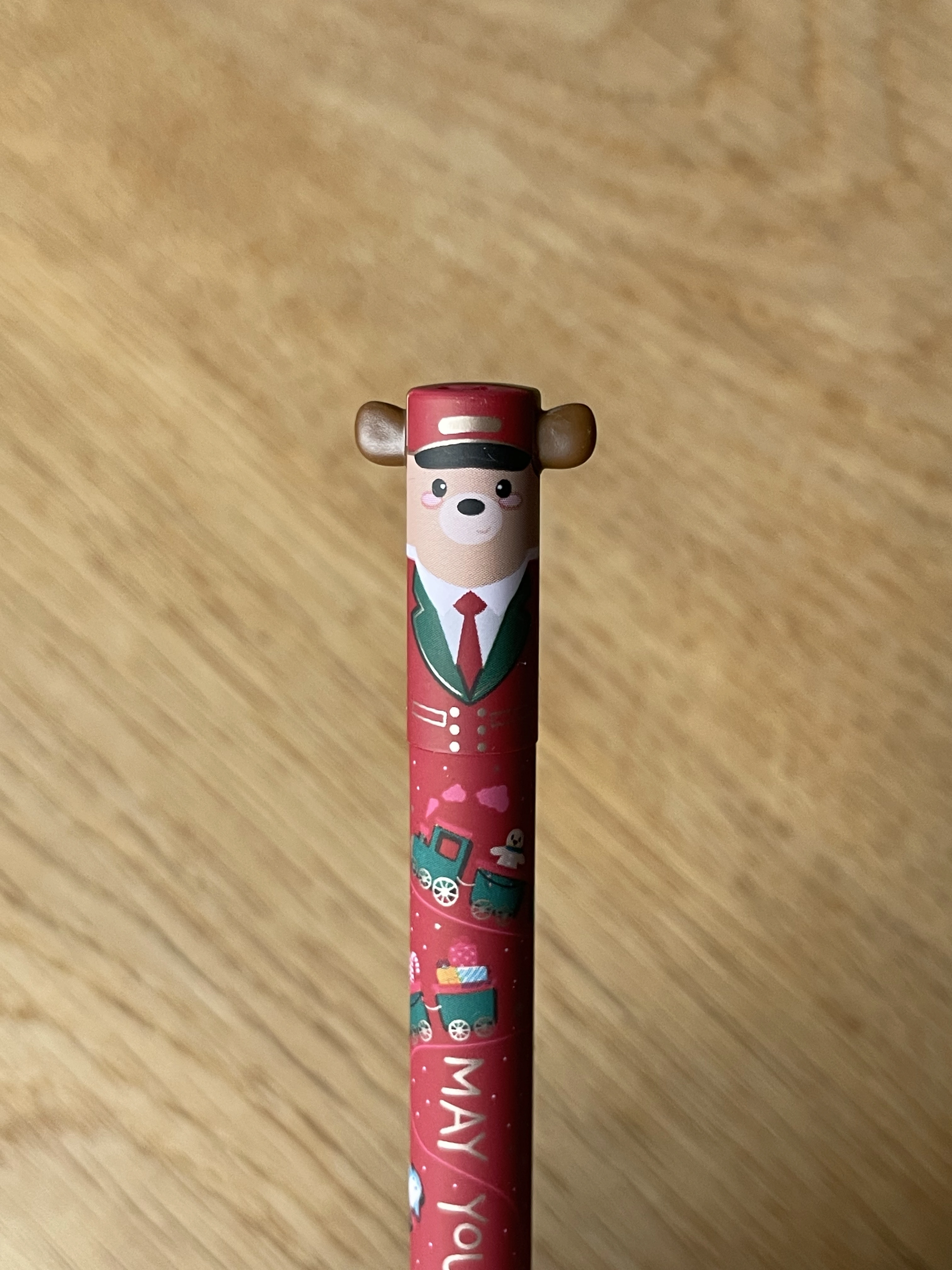 Bär (Lokführer) May Your Dreams Come True Legami Erasable Pen – closeup